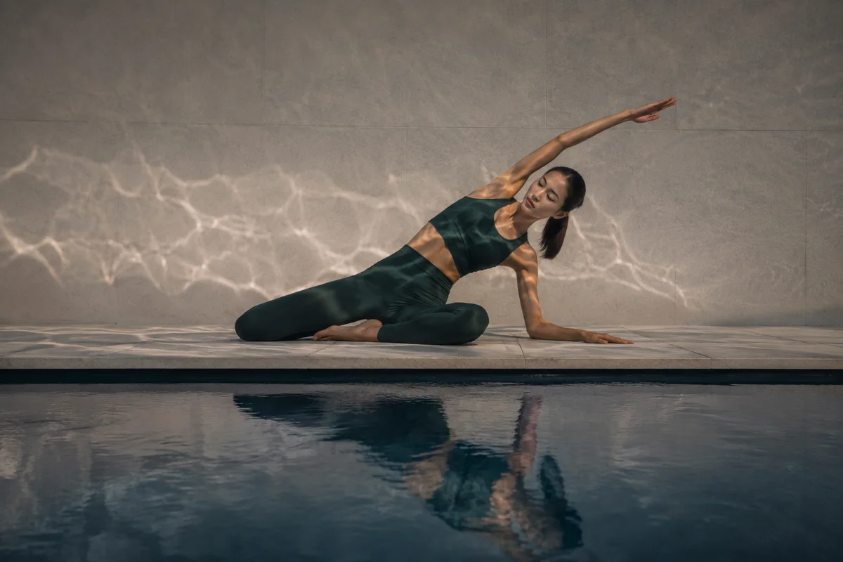 Editorial study of movement in natural daylight